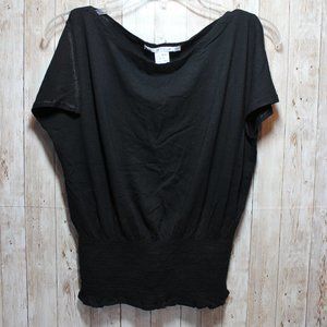 Women's Cote Femme Black short Sleeve 6/8